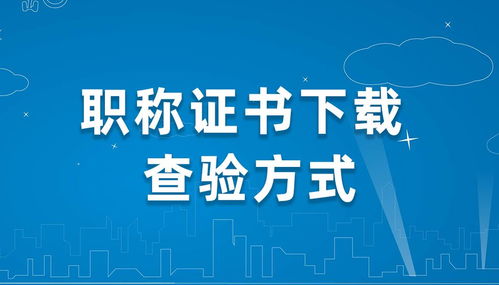 上海职称证书 专业技术资格证书在哪里查验 在哪里下载电子证书